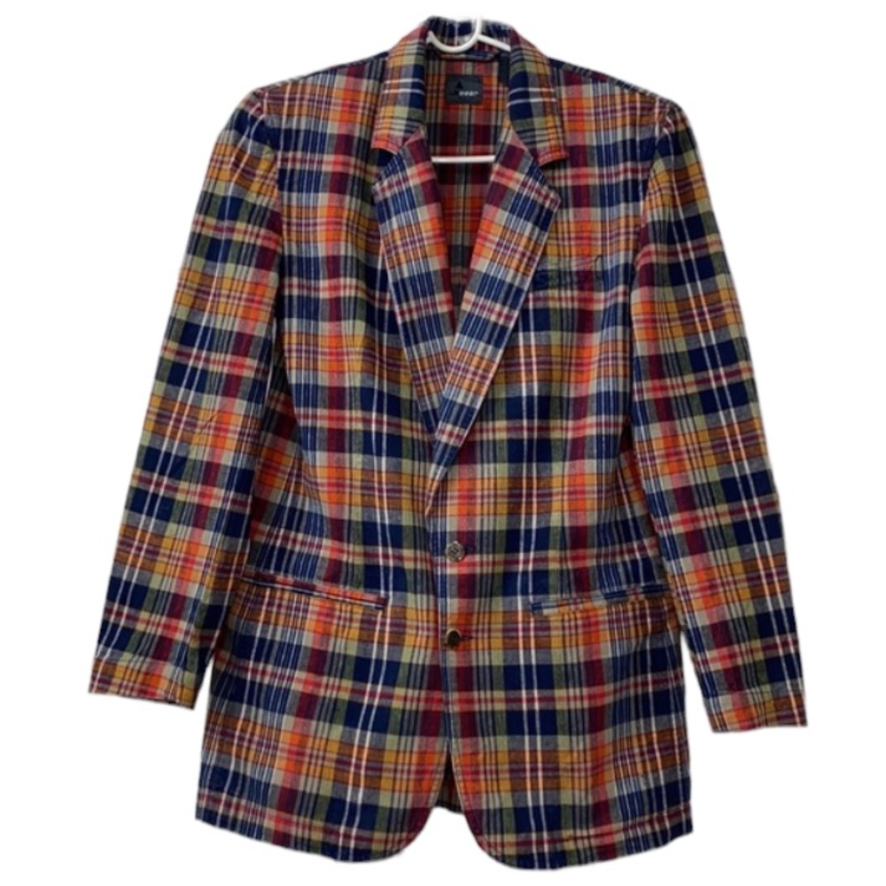 Vintage Liz Wear Plaid Blazer(Size 4)